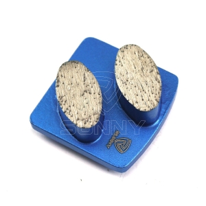 Long Lifespan Metal Bond Husqvarna Diamond Grinding Segments With Redi Lock