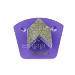 Metal Bond Arrow Segment Concrete Grinding Disc With Double Pin Lock