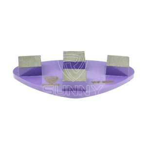 4 Square Segments Concrete Grinding Plate For Cassani Grinding Machine