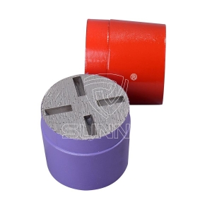 Metal Bond Concrete Grinding Plugs For Floorex Terrco Concrete Grinding Machine