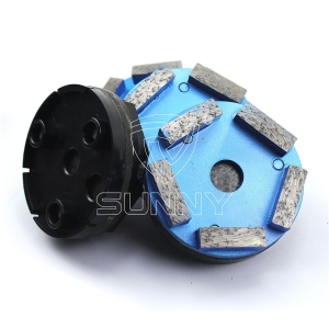 4 inch 100mm 5 Segment Metal Bond Klindex Concrete Grinding Disc With 3 Pins