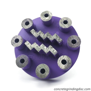 China Soft Bond Husqvarna Redi Lock Grinding Puck For Aggressive Epoxy Coating Removal