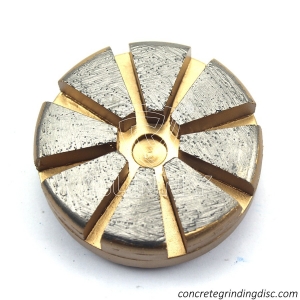 Premium Husqvarna Concrete Grinding Puck With 8 Beveled Edge Diamond Segments