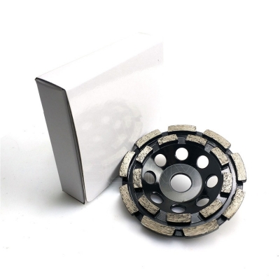 5 Inch Double Row Diamond Cup Wheel For Angle Grinder