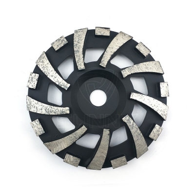 7 Inch Flat Diamond Grinding Cup Wheel For Grinding Concrete