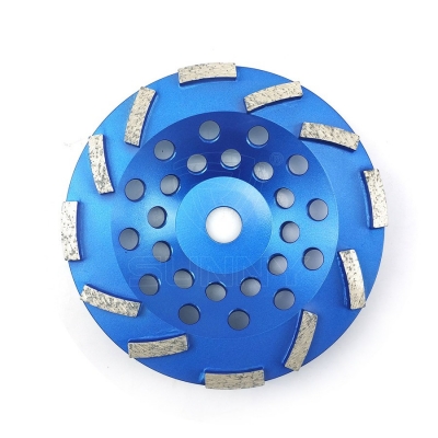 7 Inch Segmented Metal Bond Concrete Grinding Cup Wheel For Sale