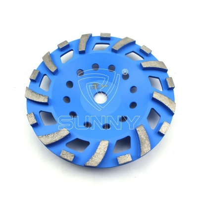Sunny Metal Bond Segmented Diamond Grinding Cup Wheel For Grinding The Concrete